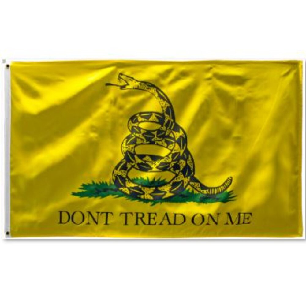 NEW Don't Tread On Me 3x5 Flag U.S.A. Yellow Gadsden